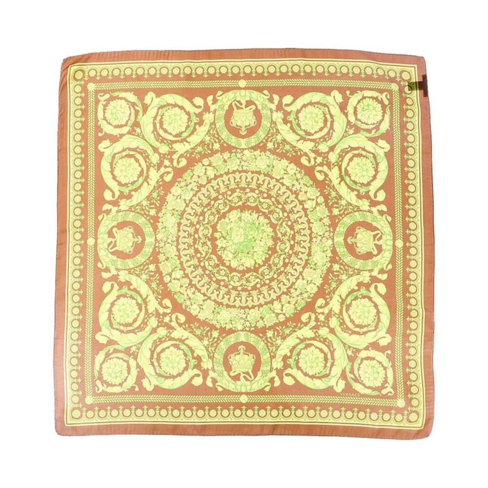 Versace Silk Scarf, Green